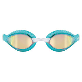 ARENA Air Speed Mirror - Yellow Copper Turquoise Multi - Lunettes Natation