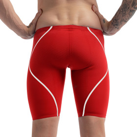 SPEEDO FastSkin LZR PURE INTENT 2.0 JAMMER - Red - Jammer Natation Competition Homme