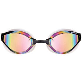 ARENA Python Mirror Copper White  - Lunettes Natation Blacnhes