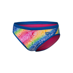 Arena SWIM BRIEFS PRINTED Royal White Multi  - Boxer Natation Homme