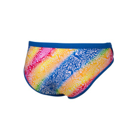 Arena SWIM BRIEFS PRINTED Royal White Multi - Maillot Natation Homme