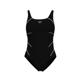 Arena Bodylift JEWEL R Black White   - Maillot Natation Arena Aquagym