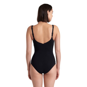 Arena Bodylift JEWEL R Black White   - Maillot Natation Arena Aquagym