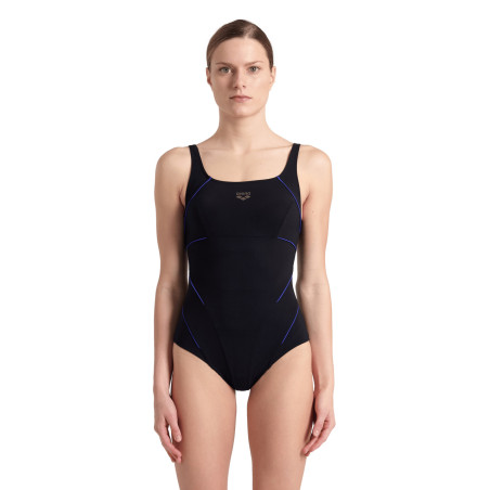 Arena BODYLIFT JEWEL R Black Bright Blue - Maillot Natation Arena Aquagym | Les4Nages