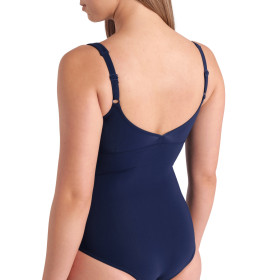 Arena BODYLIFT JEWEL R Navy Bali Green   - Maillot Natation Arena Aquagym