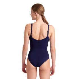 Arena BODYLIFT JEWEL R Navy Bali Green   - Maillot Natation Arena Aquagym