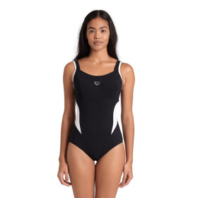 Arena BODYLIFT MAKIMURAX R  Black White  - Maillot Natation Arena Aquagym