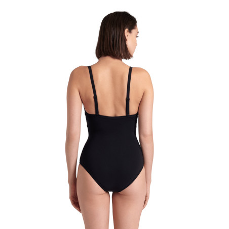 Arena BODYLIFT LUCY Lightcross Black Multi Black - Maillot Natation Arena Aquagym | Les4Nages