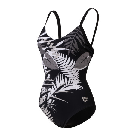 Arena BODYLIFT LUCY Lightcross Black Multi Black - Maillot Natation Arena Aquagym | Les4Nages