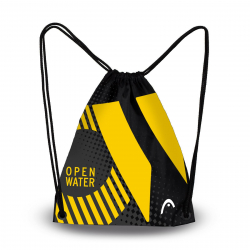 Head Printed Sling Bag Open Water - Black Yellow - Sac pour matériel Natation