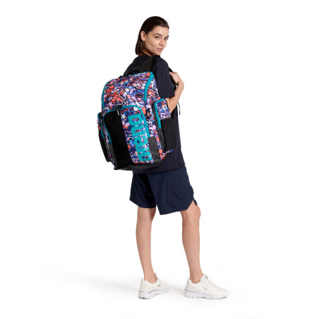 ARENA SPIKY 3 BACKPACK 45L Allover Carnival - Sac à Dos Natation et Piscine  | Les4Nages