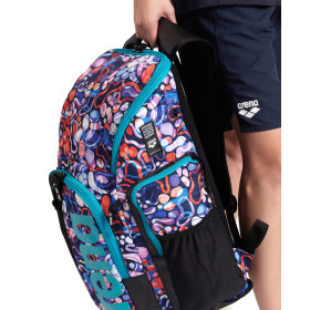 ARENA SPIKY 3 BACKPACK 45L  Allover Carnival - Sac à Dos Natation et Piscine 