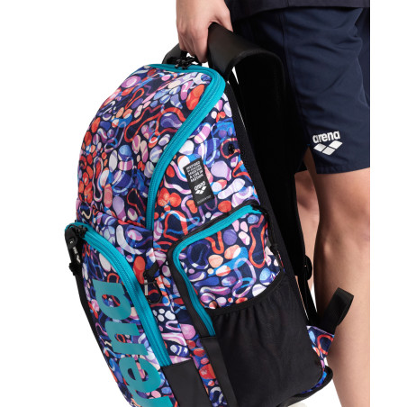 ARENA SPIKY 3 BACKPACK 45L Allover Carnival - Sac à Dos Natation et Piscine  | Les4Nages