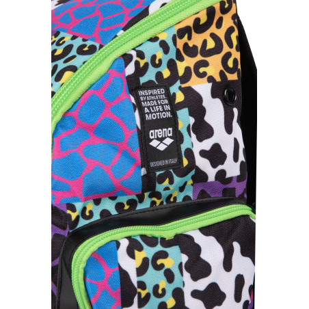 ARENA SPIKY 3 BACKPACK 45L Allover Animalier - Sac à Dos Natation et Piscine  | Les4Nages