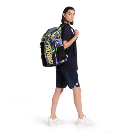 ARENA SPIKY 3 BACKPACK 45L Allover Animalier - Sac à Dos Natation et Piscine  | Les4Nages