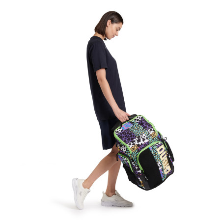 ARENA SPIKY 3 BACKPACK 45L Allover Animalier - Sac à Dos Natation et Piscine  | Les4Nages