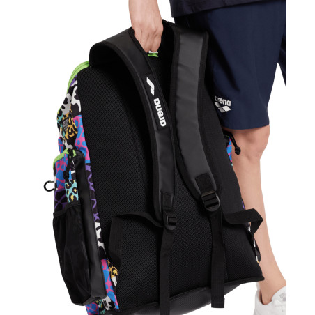 ARENA SPIKY 3 BACKPACK 45L Allover Animalier - Sac à Dos Natation et Piscine  | Les4Nages