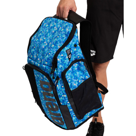 ARENA SPIKY 3 BACKPACK 45L Allover Pool Tiles - Sac à Dos Natation et Piscine  | Les4Nages