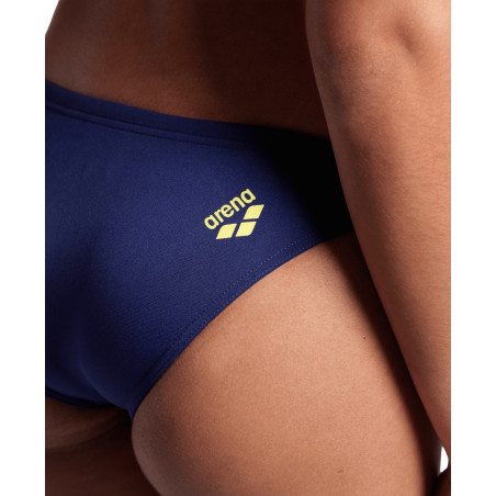 ARENA Real Brief R - Navy Yellow Star - Bas 2 pièces | Les4Nages