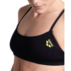 ARENA Bandeau Play R Black  Yellow Star   -  Haut 2 pièces