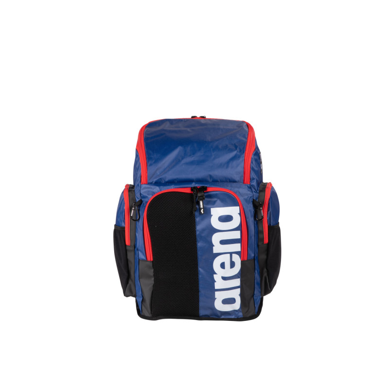 ARENA SPIKY 3 45L Navy Red White - Sac à Dos Natation, Sport et Piscine | Les4Nages