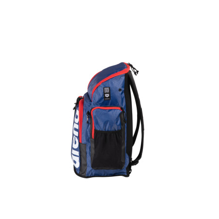 ARENA SPIKY 3 45L Navy Red White - Sac à Dos Natation, Sport et Piscine | Les4Nages