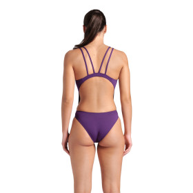 Arena SOLID TECH Plum White-  Maillot Natation Femme