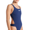 Arena Swimsuit TECH Multi SOLID Navy White-  Maillot Natation Femme 