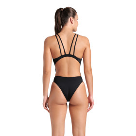 Arena Swimsuit TECH Multi SOLID Black White-  Maillot Natation Femme 