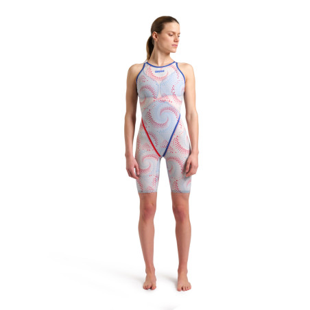 ARENA PRIMO Powerskin Openback (Dos ouvert) Fireflow - Combinaison Natation Femme | Les4Nages