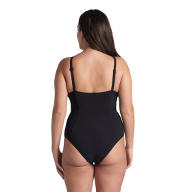 Arena Bodylift LUCY Lightcross PLUS Black Multi Black - Maillot Grandes Tailles Natation Arena Aquagym 