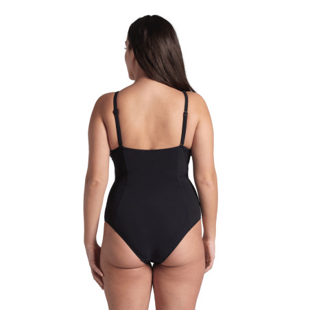 Arena Bodylift LUCY Lightcross PLUS Black Multi Black - Maillot Grandes Tailles Natation Arena Aquagym  | Les4Nages