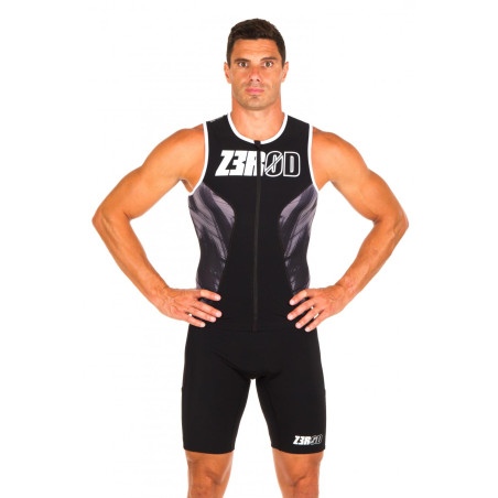 ZEROD SHORT racer HOMME BLACK - Shorty Triathlon Homme | Les4Nages