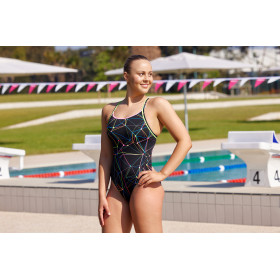 FUNKITA Star Sign Dos Diamond Back - Maillot de bain Femme Natation 1 piece