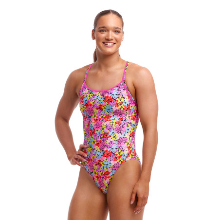 FUNKITA Summer Nights Dos Diamond Back - Maillot de bain Femme Natation 1 piece | Les4Nages