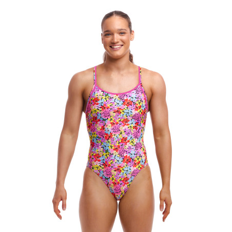 FUNKITA Summer Nights Dos Diamond Back - Maillot de bain Femme Natation 1 piece | Les4Nages