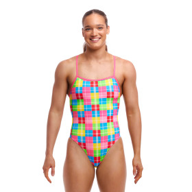 FUNKITA Party Patch Dos Single Strength - Maillot de bain Femme Natation 1 piece