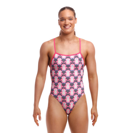 FUNKITA Pen Guy Dos Single Strength - Maillot de bain Femme Natation 1 piece | Les4Nages