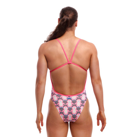 FUNKITA Pen Guy Dos Single Strength - Maillot de bain Femme Natation 1 piece | Les4Nages