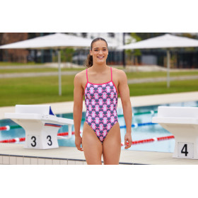 FUNKITA Pen Guy Dos Single Strength - Maillot de bain Femme Natation 1 piece