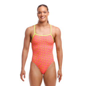 FUNKITA Swim School Dos Single Strength - Maillot de bain Femme Natation 1 piece