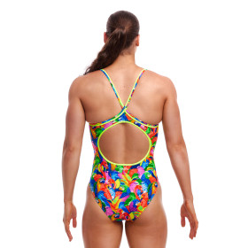 FUNKITA Bright Birds Dos Diamond Back - Maillot de bain Femme Natation 1 piece