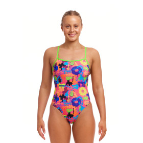 FUNKITA Lotsa Pop Dos Single Strength - Maillot de bain Femme Natation 1 piece