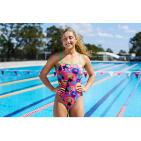 FUNKITA Lotsa Pop Dos Single Strength - Maillot de bain Femme Natation 1 piece