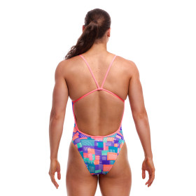 FUNKITA Giga Bit Dos Single Strength - Maillot de bain Femme Natation 1 piece