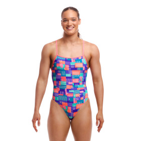 FUNKITA Giga Bit Dos Single Strength - Maillot de bain Femme Natation 1 piece