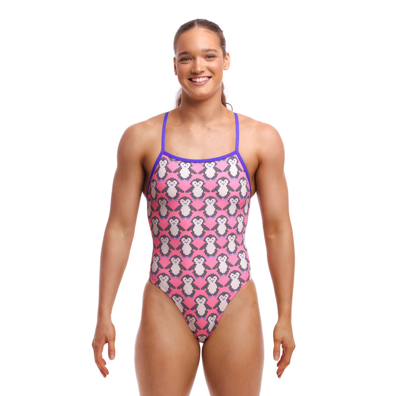 FUNKITA Pixi Pengi Dos Tie Me Tight - Maillot de bain Femme Natation 1 piece | Les4Nages