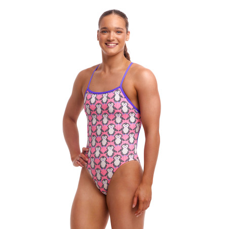 FUNKITA Pixi Pengi Dos Tie Me Tight - Maillot de bain Femme Natation 1 piece | Les4Nages