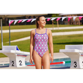 FUNKITA Pixi Pengi Dos Tie Me Tight - Maillot de bain Femme Natation 1 piece