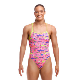 FUNKITA Learner Lane Dos Tie Me Tight - Maillot de bain Femme Natation 1 piece